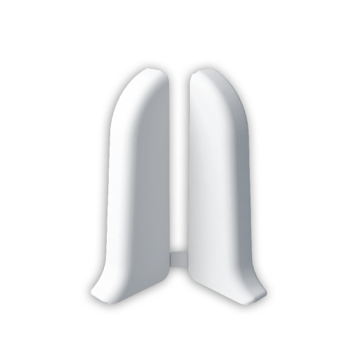 001 Заглушки (левая/правая) Лексида 55мм Белый (10 пар)