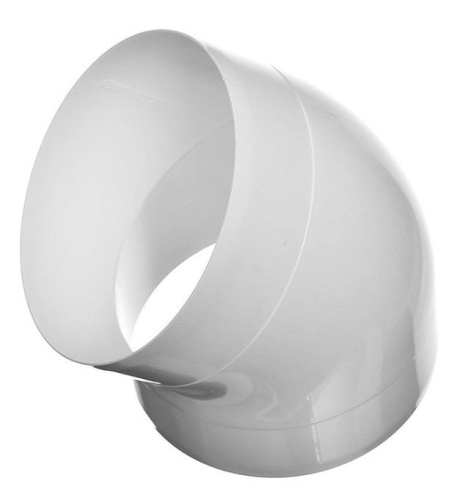 Колено 45° круглое D=125мм 12,5ККП (Эковент)