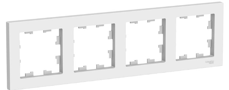 Рамка 4-м AtlasDesign универс. бел. SchE
