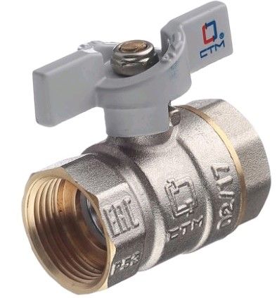 Кран шар. 3/4 г/г (вр/вр) бабочкаСТМ