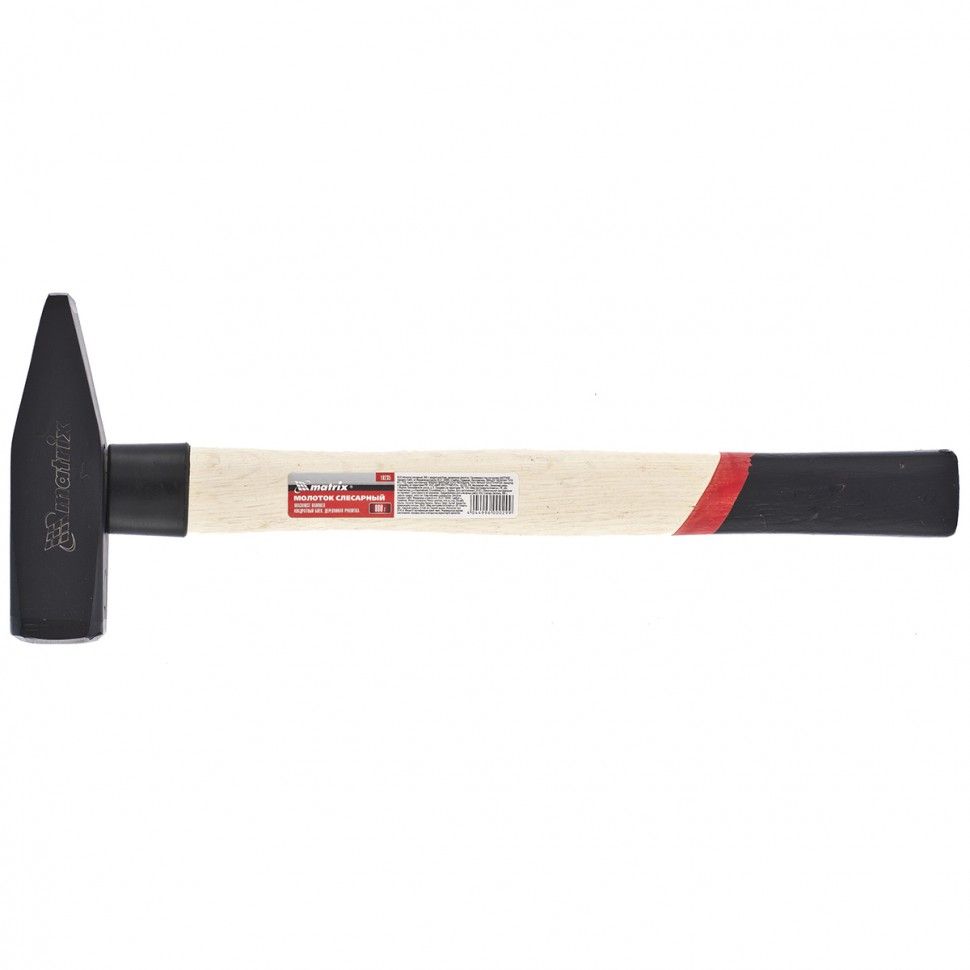 Молоток слесарный 800 гр деревянная рукоятка квадратный боек 