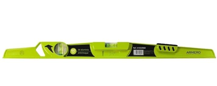 Уровень 600 мм алюминиевый противоударный TULIPS