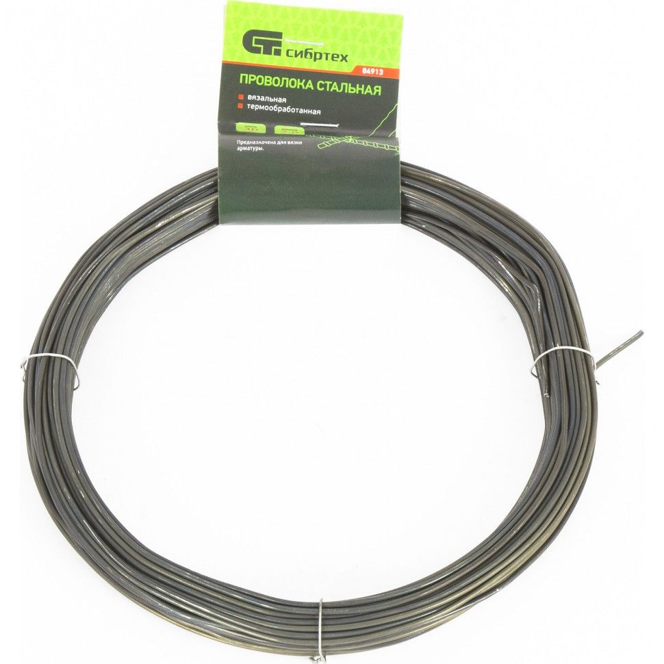 Проволока стальная 30м вязальная термообработанная 2,0мм
