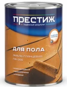 Эмаль ПФ-266 Престиж Золотисто-коричневая (1,9 кг)/6 Эмаль ПФ-266 Престиж Золотисто-коричневая (1,9 кг)/6