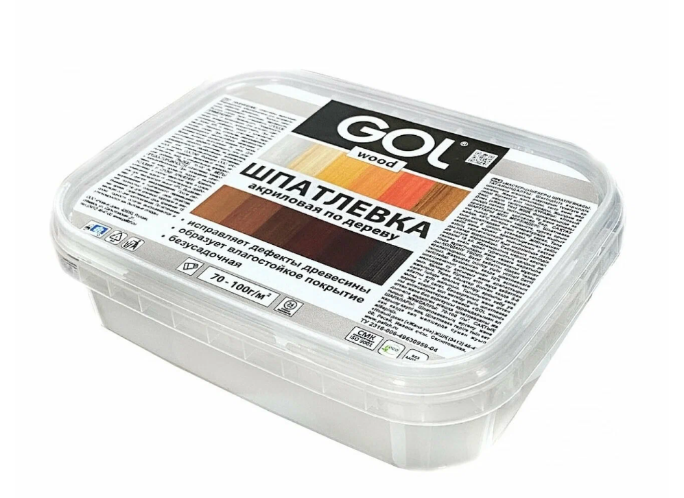 Шпатлевка по дереву акриловая GOLwood Мастер Палисандр (0,15кг)