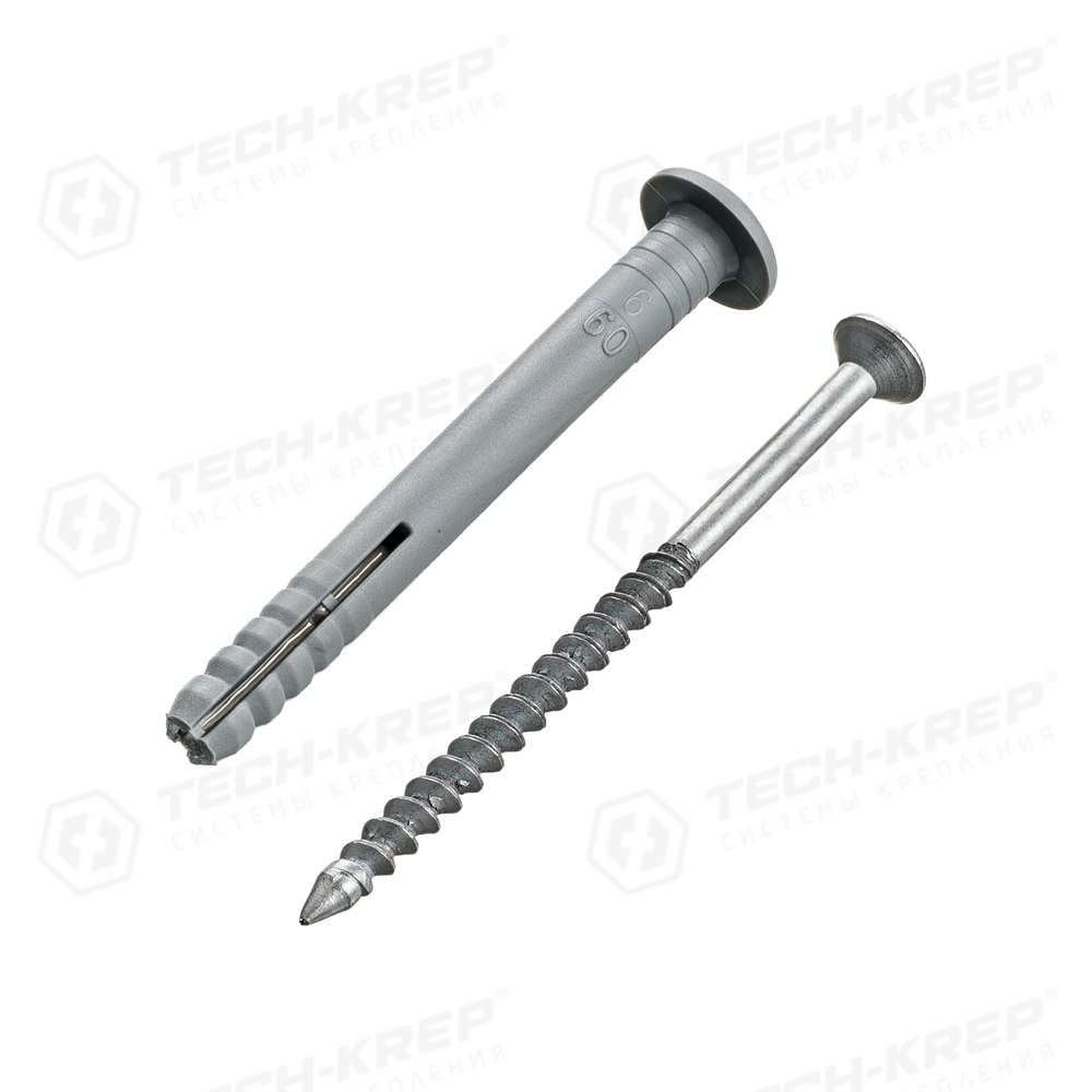 Дюбель - гвоздь гриб 6х60 Тех-Креп