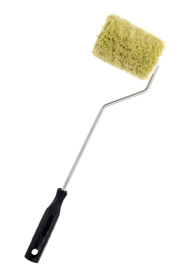 Мини-валик 100мм ПОЛИАКРИЛ ворс 18мм D42мм ручка D6мм удлиненная Decor