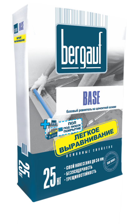 Пол ровнитель BERGAUF BASE 6-50 мм (25 кг) /56