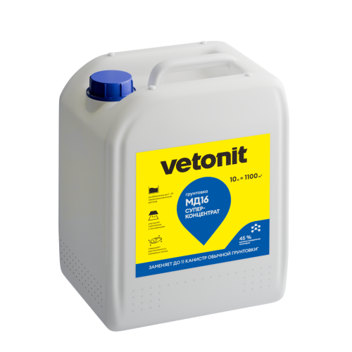 Добавка в бетон Ветонит МД 16 суперконцентрат (3 л)
