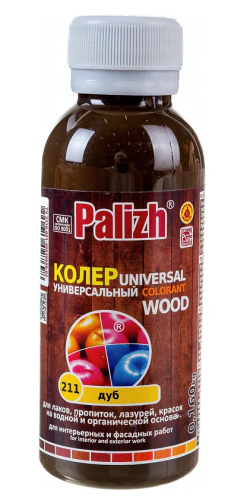 Колеровочная паста Палиж №211 - Дуб (0,1л)