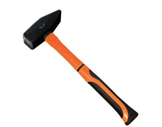 Молоток слесарный 800 гр фиберглассовая двухкомпонентная ручка квадратный боек  Вихрь
