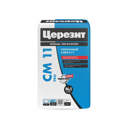 Клей для плитки ЦЕРЕЗИТ CM 11 PRO С1 (25 кг) /48